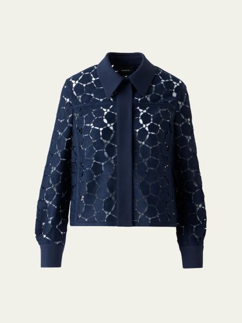 AKRIS Talitha Broken Stones Embroidered Jacket