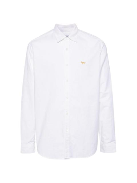 x Maison KitsunÃ© logo-embroidered shirt