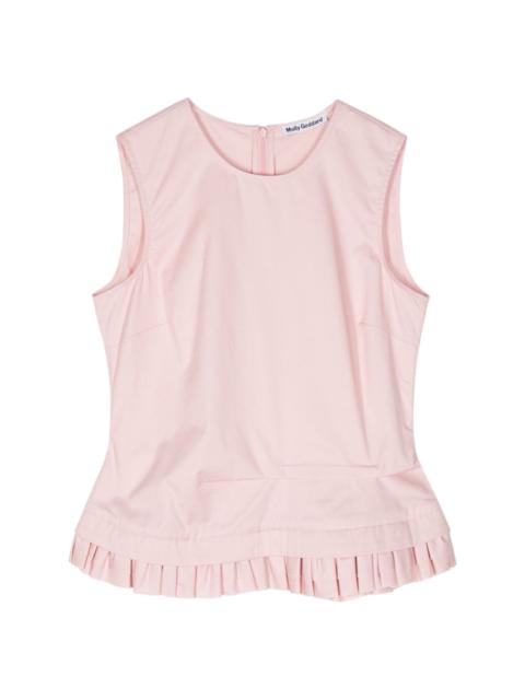 Edwina ruffled sleeveless top