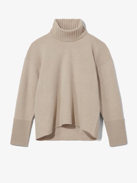 Proenza Schouler Doubleface Eco Cashmere Oversized Turtleneck Sweater