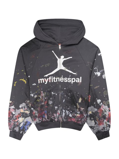 Praying Fitness Pal Zip Up Hoodie "Gray" PRAY2421570