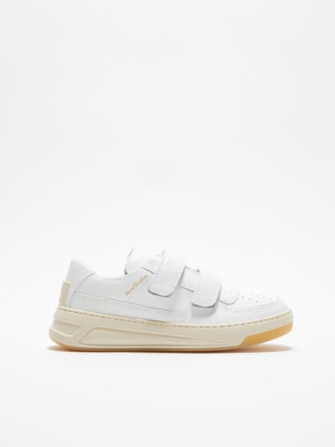 Velcro strap sneakers - White
