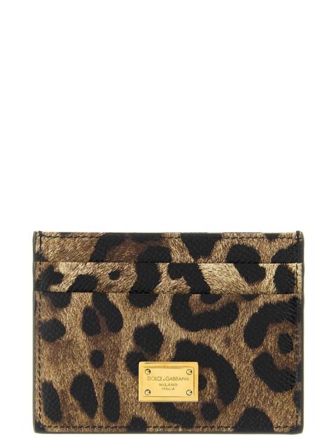 Dolce & Gabbana Animal print card holder