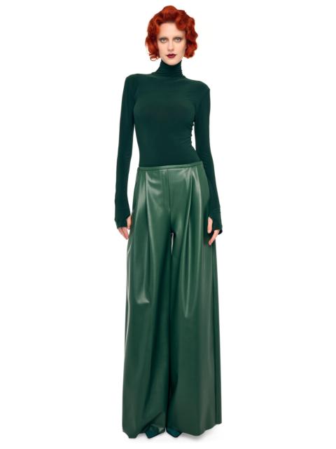 NORMA KAMALI SLIM FIT LONG SLEEVE TURTLE TOP