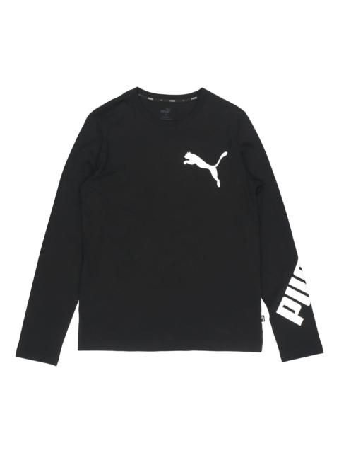 PUMA PUMA Casual Long Sleeve T-Shirt 'Black' 845979-01