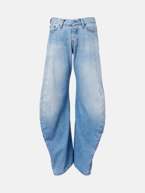 Acne Studios 2006F distressed wide-leg jeans