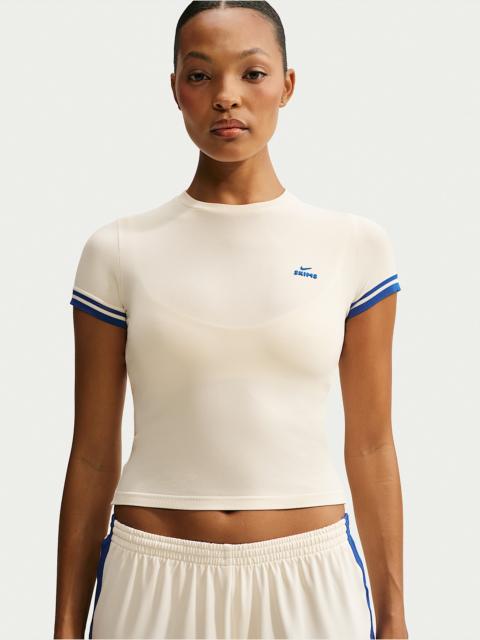 Nike NikeSKIMS Stretch Knit Women's Cropped Crew-Neck Top