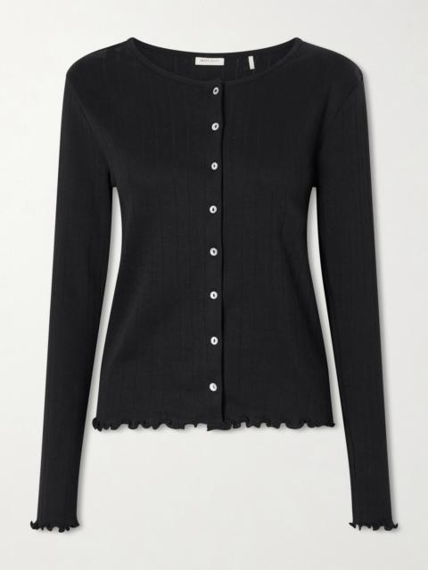 SKALL Edie Open-knit Organic Cotton Cardigan