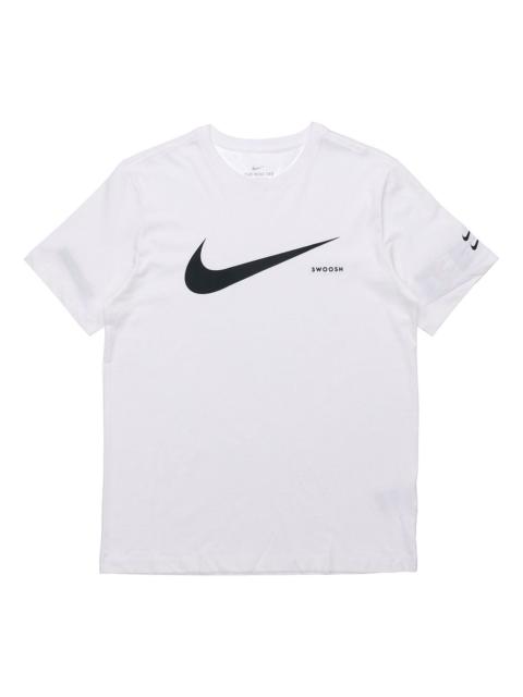 Nike Nike Sportswear Swoosh Logo Cuff Short Sleeve White CK2253-100