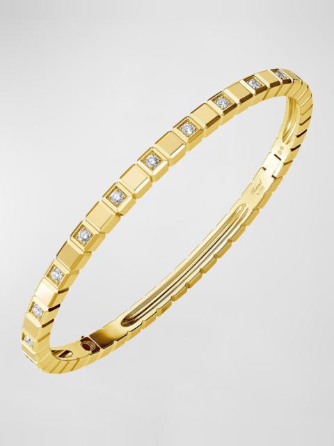 Chopard Ice Cube 18K Yellow Gold Alternating Diamond Bracelet, Size Medium