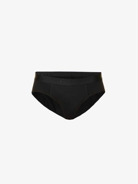 FALKE Tonal waistband pack of two stretch-cotton briefs