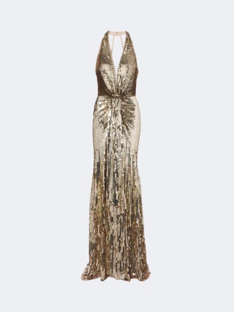 JENNY PACKHAM Lisette embellished gathered gown