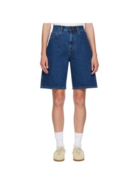 Carhartt Blue Brandon Denim Shorts