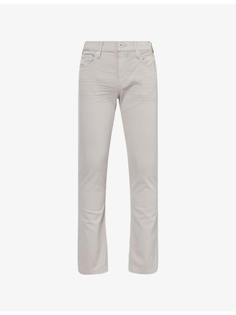 PAIGE Transcend Federal Slim Straight-Leg Stretch-Denim Jeans