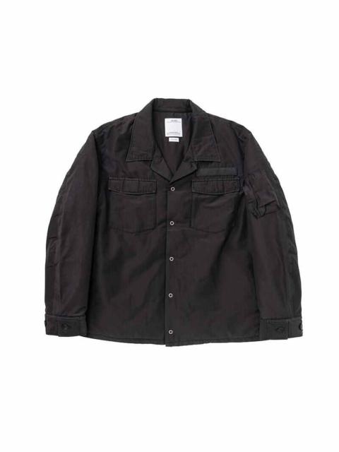 visvim HELI CREW DOWN SHIRT JKT BLACK