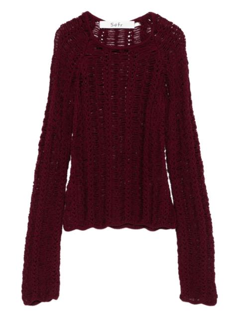 Séfr open-knit sweater