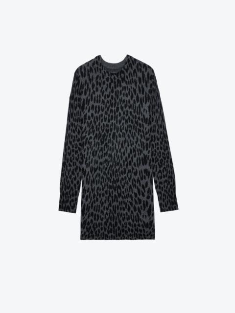 Malia Leopard Cashmere Dress