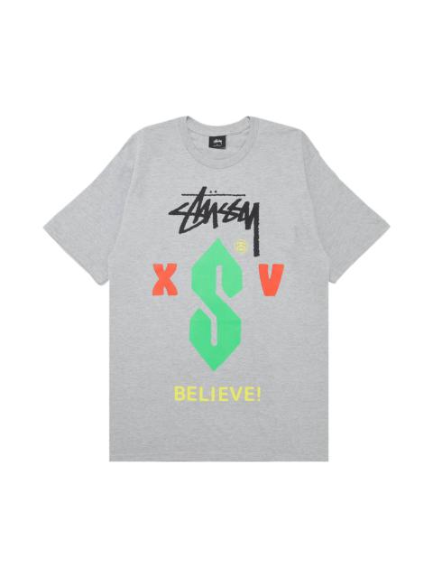 Stussy Believe Tee 'Grey Heather'