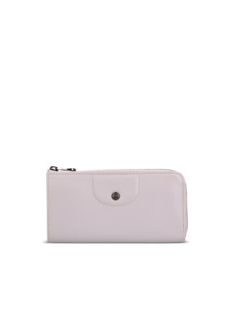 Longchamp zip-around leather wallet