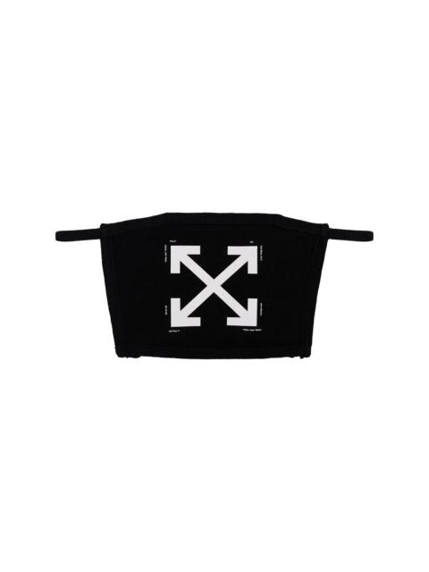 Off-White arrow print face mask