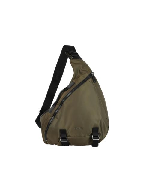 Givenchy Givenchy Medium G-Zip Triangle Bag In Nylon Khaki