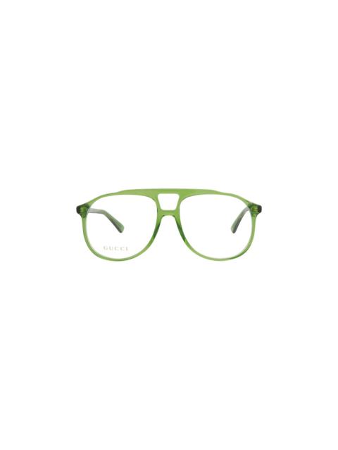 Gucci Round Frame Sunglasses 'Green'