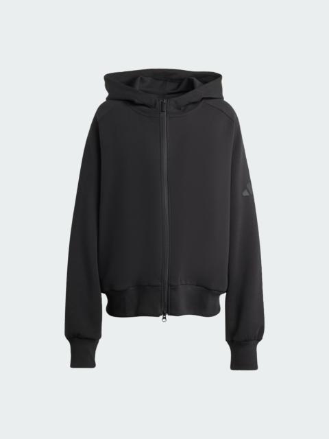 adidas SOFT LUX FULL-ZIP HOODIE