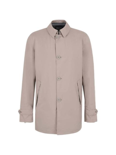 Herno button-up waterproof coat