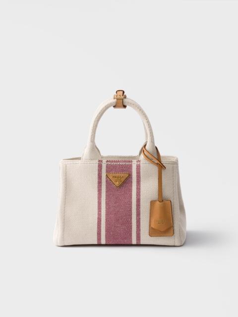 Prada Prada Jardinière small cotton canvas bag