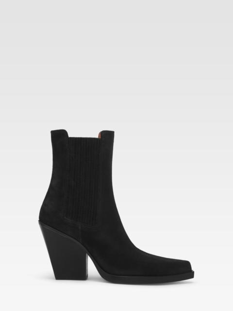 PARIS TEXAS Suede texan ankle boot