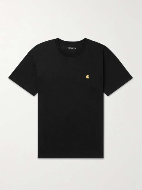 Chase Logo-Embroidered Cotton-Jersey T-Shirt