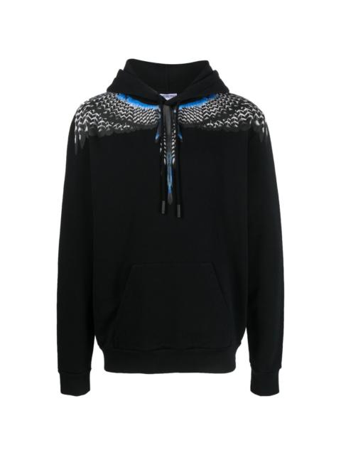 Marcelo Burlon County Of Milan Grizzly Wings-print hoodie