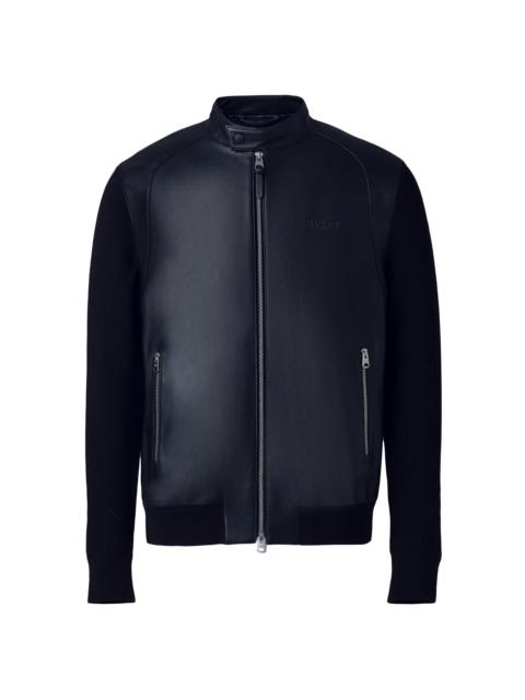 MACKAGE Men's Dominic Knit Mixed-Media Jacket - Black