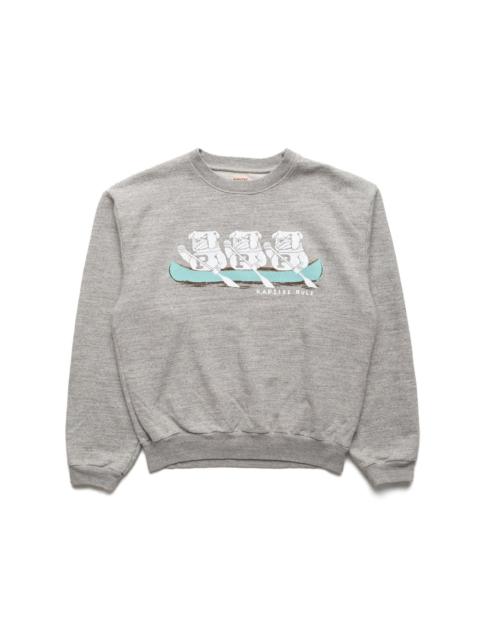 Kapital TOP SWT Knit Crew ("P" BULLDOG) - TOP Grey