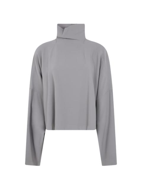 Rick Owens high-neck long-sleeve top
