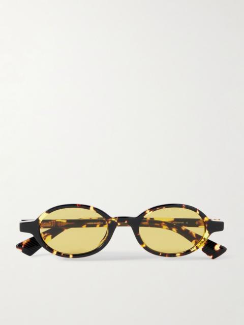 Bottega Veneta Round-frame tortoiseshell acetate sunglasses Tortoiseshell