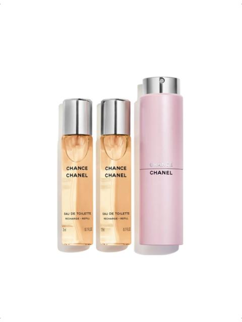 CHANEL CHANCE Eau de Toilette Twist and Spray 3 x 20ml
