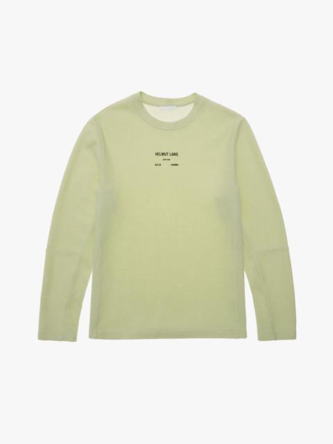 Helmut Lang LONG-SLEEVE LOGO TEE