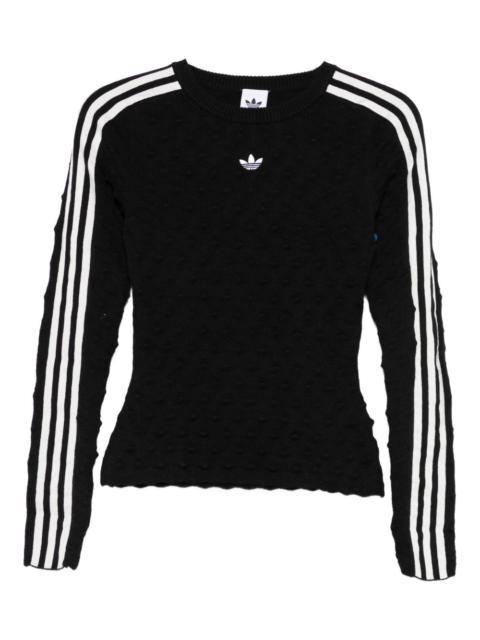 adidas crew-neck long-sleeve sweater
