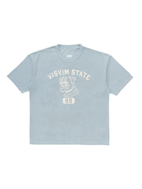 visvim JUMBO TEE S/S 89 DMGD LT.BLUE