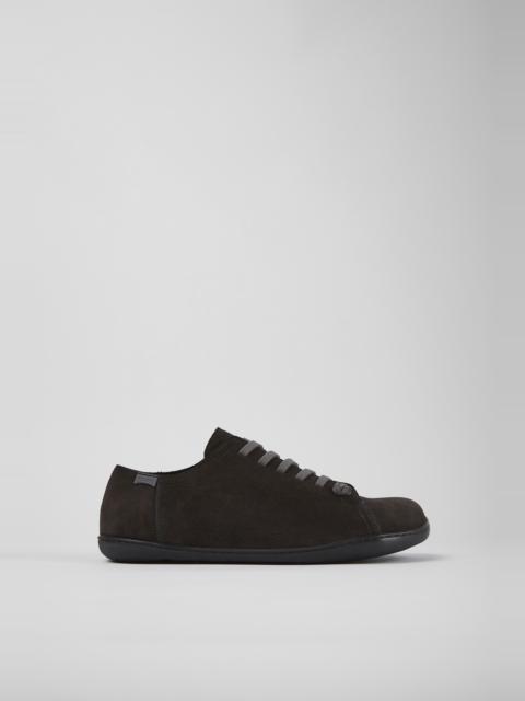 CAMPER Peu Gray nubuck shoes for men