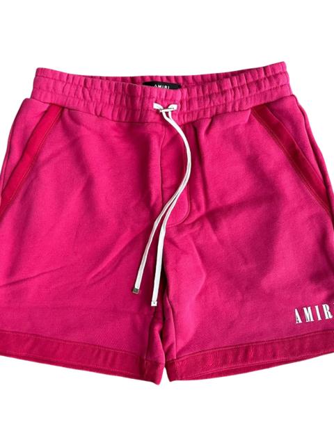 AMIRI Core Logo Shorts "Pink & White" MJTE002 653 PEAC