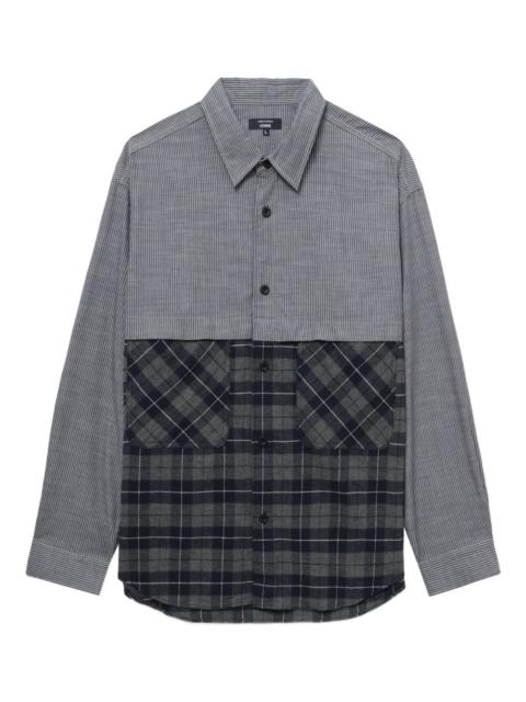 Comme des Garçons Homme panelled shirt