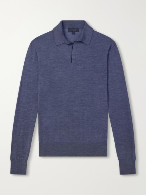 SEASE Lasca Virgin Wool Polo Sweater