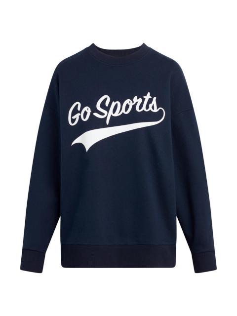 Favorite Daughter Women's Go Sports Cotton-Blend Sweatshirt - Navy