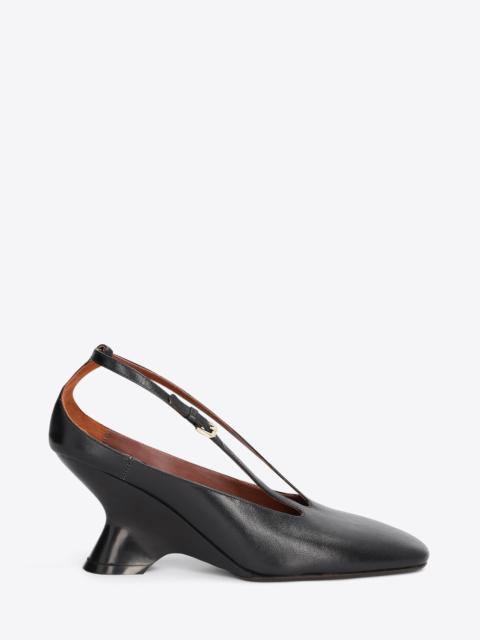 Dries Van Noten LEATHER WEDGE PUMPS