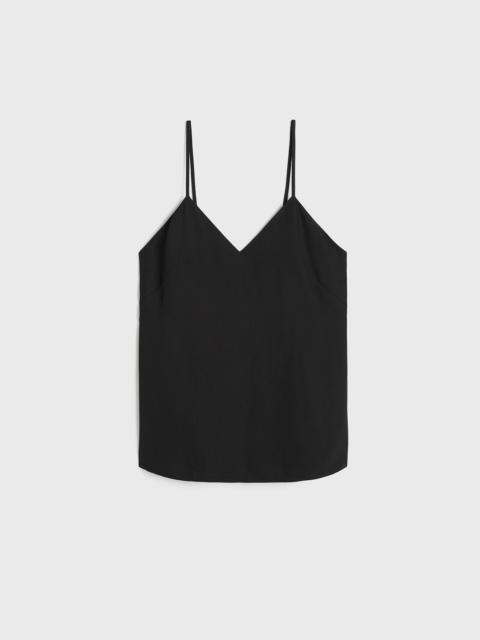 Totême Crepe-back satin cami top black