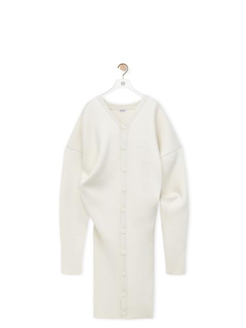 Loewe Draped coat in wool blend