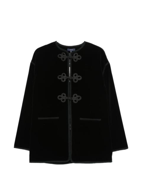 soeur Soeur Lutetia Frog-fastening Coat