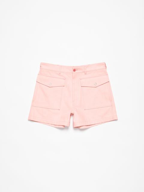 Twill shorts - Pale Pink